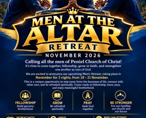 Men at the Altar Retreat flyer: 18–21 November 2026 at Ashford International Hotel & Spa