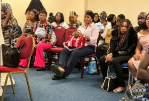 Our church family celebrating together