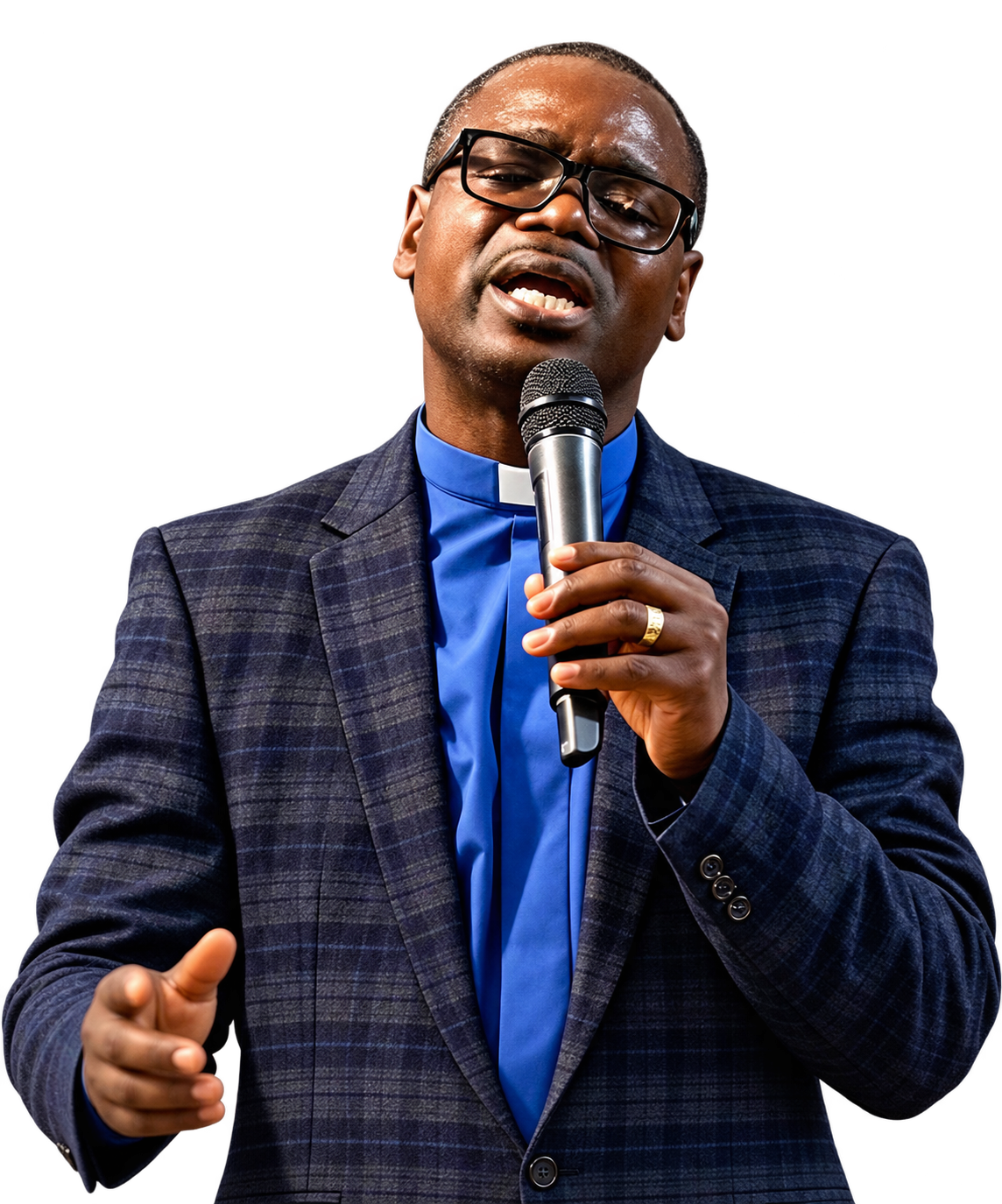 Our pastor sharing a message